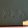 custom initials leather tooling