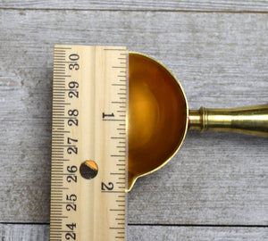 measurement of brass spoon