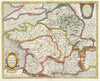 France, 17th Century Map, Fine Art Reproduction MP120