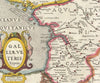France, 17th Century Map, Fine Art Reproduction MP120