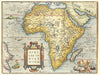 Africa, 16th Century City Map, Fine Art Reproduction MP101