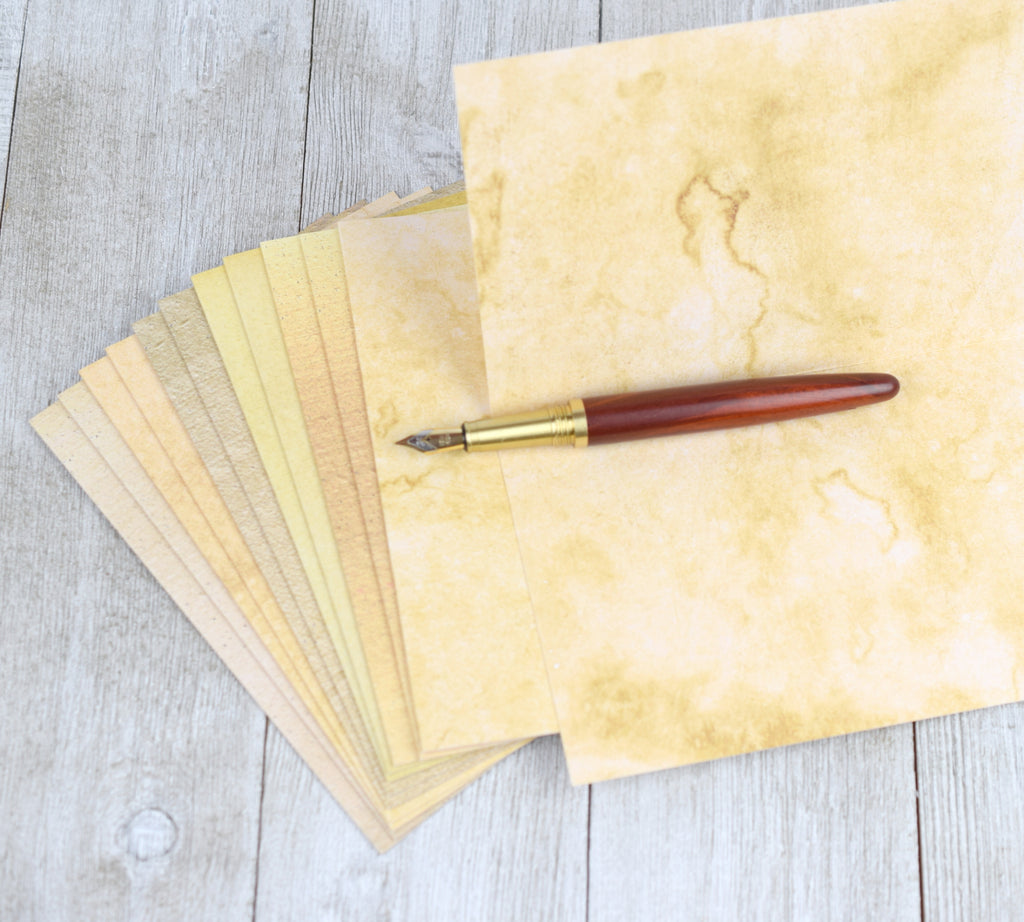 Stationery Blank Notecard Set of 10, Antique Cards