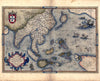 India, Southeastern Asia, 16th Century Map, Fine Art Reproduction MP123