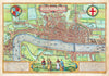 London, 1572 City Map, Fine Art Reproduction MP102