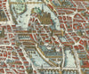 Paris, France, 17th Century City Map, Fine Art Reproduction MP121