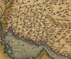 Persia, 16th Century Map, Fine Art Reproduction MP108