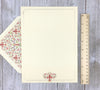 Stationery Sheet Set of 10, Kartos Giglio