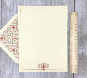 Stationery Sheet Set of 10, Kartos Giglio