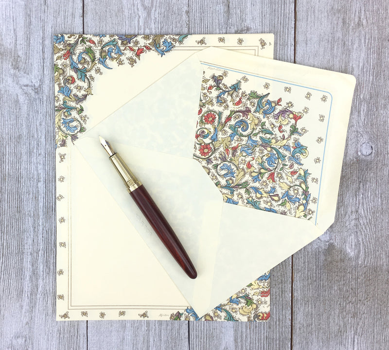 Stationery Sheet Set of 10, Kartos Medicea