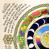 Seasonal Wheels of the Year Calligraphy Artwork