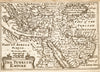Turkish Empire Map, 17th Century City Map, Fine Art Reproduction MP107