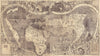 World Map, 16th Century Map, Fine Art Reproduction MP119