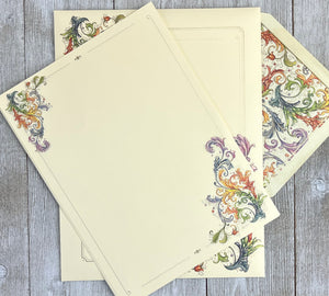 Stationery Sheet Set of 10, Kartos Allegro