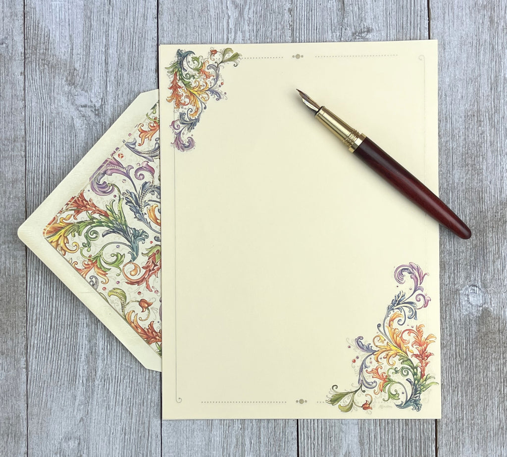 Stationery Sheet Set of 10, Kartos Allegro
