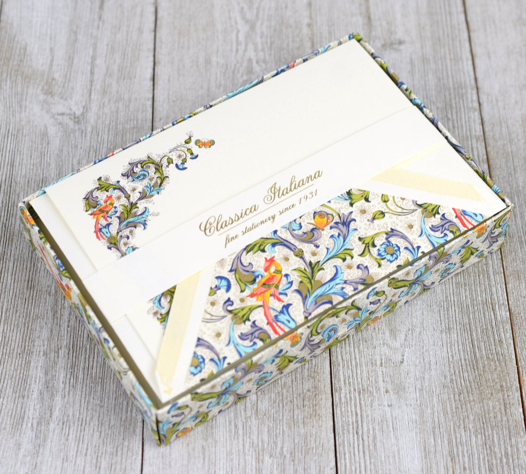 Stationery Notecard Set of 10, Rossi Bird Cards