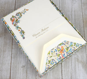 Stationery Sheet Set of 10, Birds Rossi