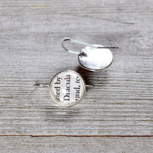 Literary Earrings