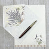 Stationery Sheet Set of 10, Kartos Lavender Floral