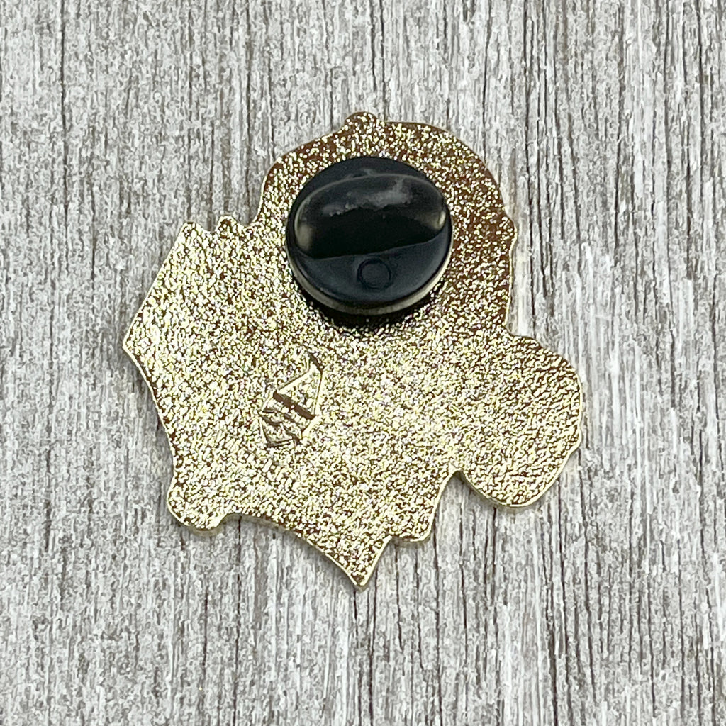 Reading Mushrooms Enamel Pin