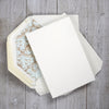 Stationery Blank Notecard Set of 10, Rossi Pale Blue Cards