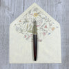 Floral Note Card and Envelope Set of 10, Kartos Primavera Cards