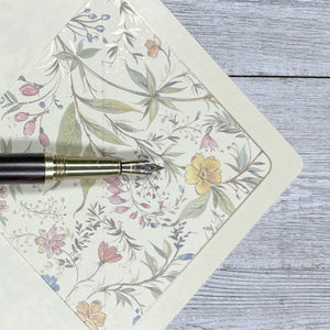 Floral Note Card and Envelope Set of 10, Kartos Primavera Cards