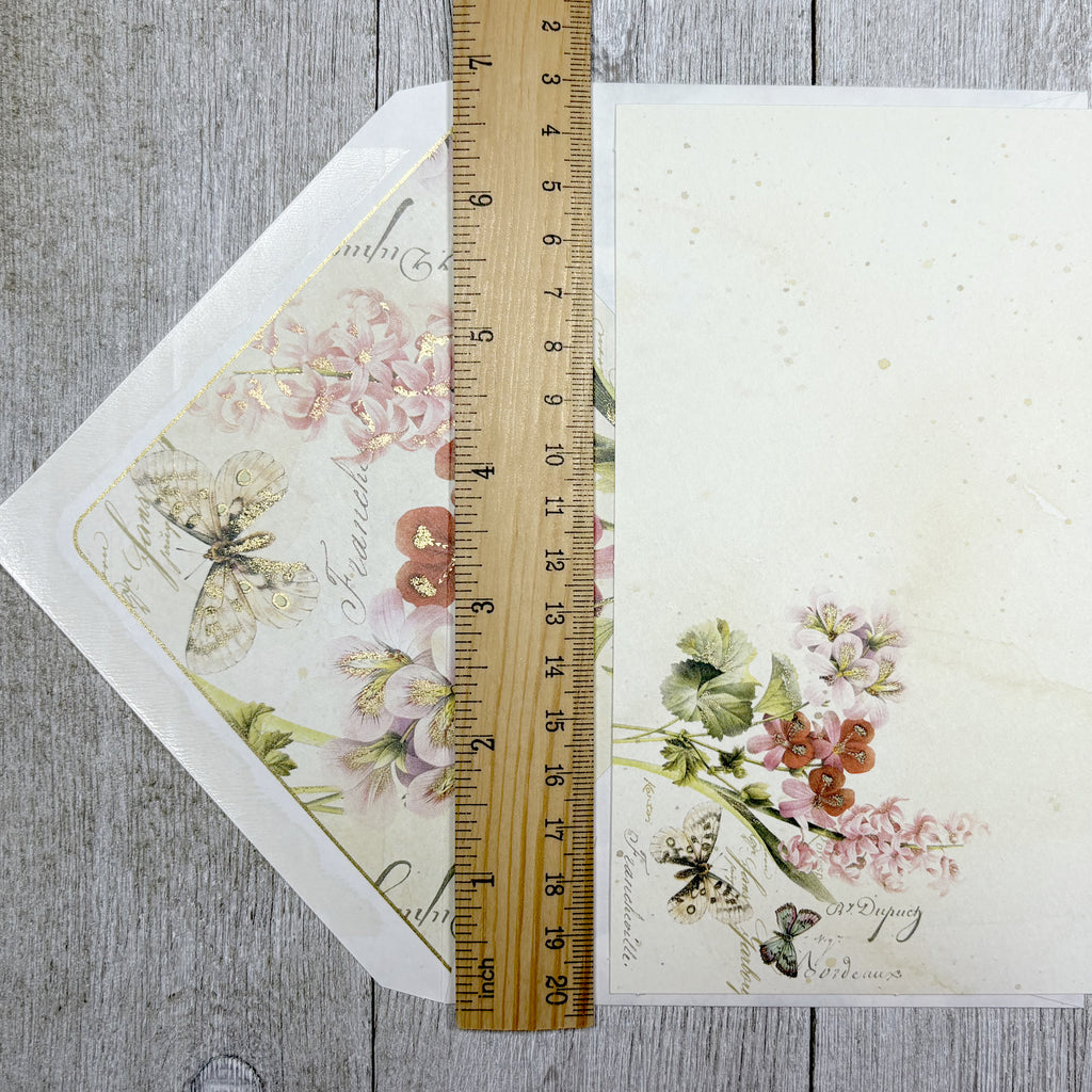 Romantic Note Card and Envelope Set of 10, Kartos Romantica Cards
