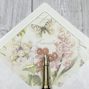 Romantic Note Card and Envelope Set of 10, Kartos Romantica Cards