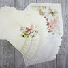 Romantic Note Card and Envelope Set of 10, Kartos Romantica Cards