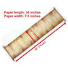 Sorcerer's Scroll : Old Paper Scroll on Wood Rods