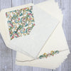 Stationery Sheet Set of 10, Green and Gold, Kartos Signoria Sheet Portfolio