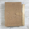 Tarot Card Leather Journal for Creativity