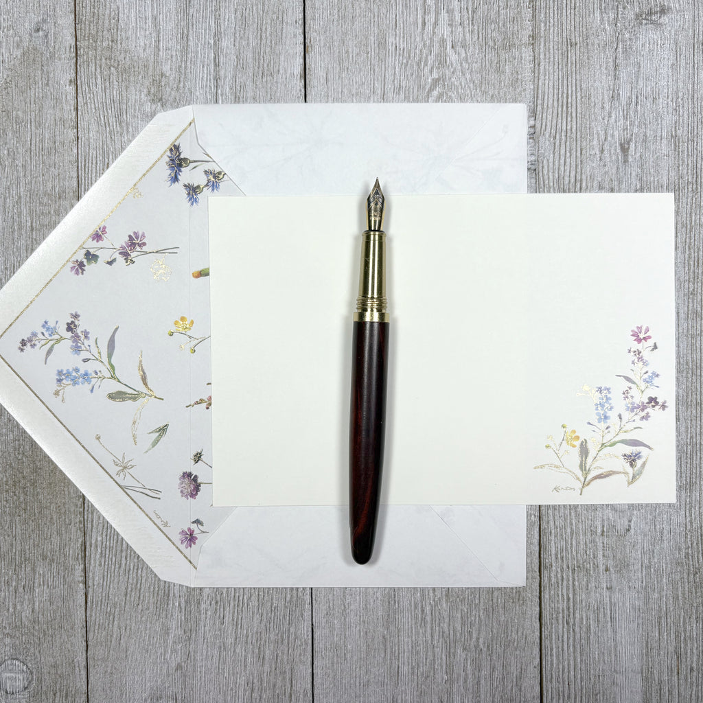 Wildflowers Note Card and Envelope Set of 10, Kartos Wildflower Cards