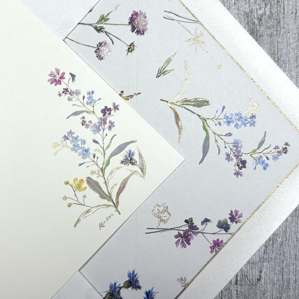 Wildflowers Note Card and Envelope Set of 10, Kartos Wildflower Cards