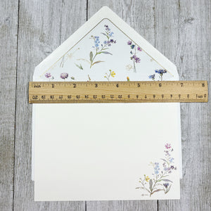Wildflowers Note Card and Envelope Set of 10, Kartos Wildflower Cards