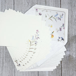 Wildflowers Note Card and Envelope Set of 10, Kartos Wildflower Cards