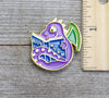 Book Wyrm Enamel Pin