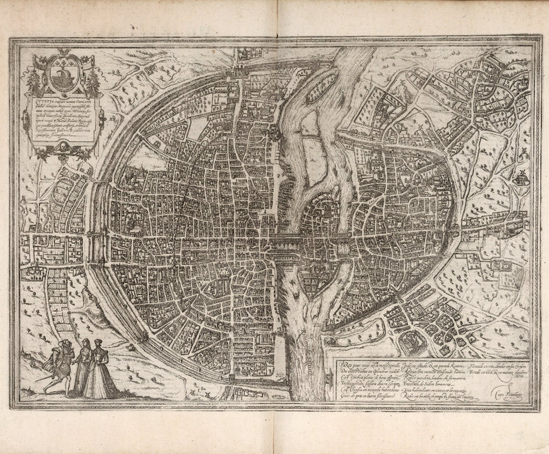 city map Renaissance map of Paris