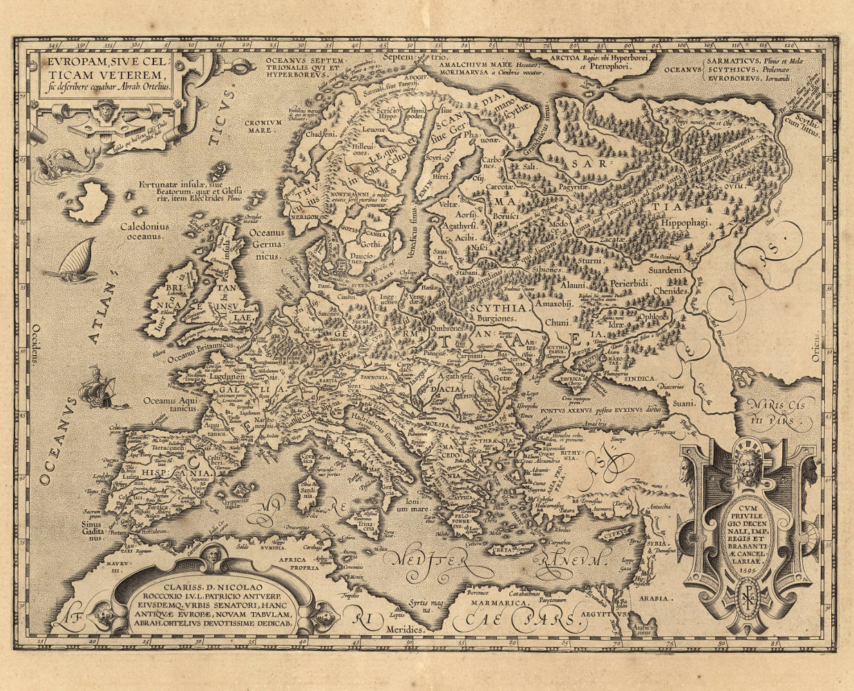 Vintage World Map, Cartography Art, Fine Art Reproduction