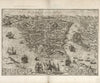 historical map Istanbul or Constantinople