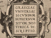 Greek map detail Latin inscription