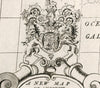 heraldic detail 18th century map