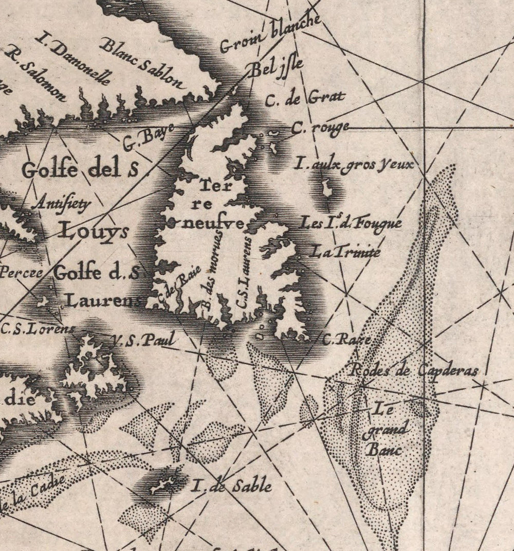 old nautical map