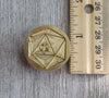 D20 Dice Wax Seal Stamp for RPG, LARP, and DND Props and Gifts
