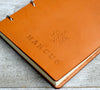 A6 leather notebook