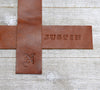Personalized Leather Bookmark