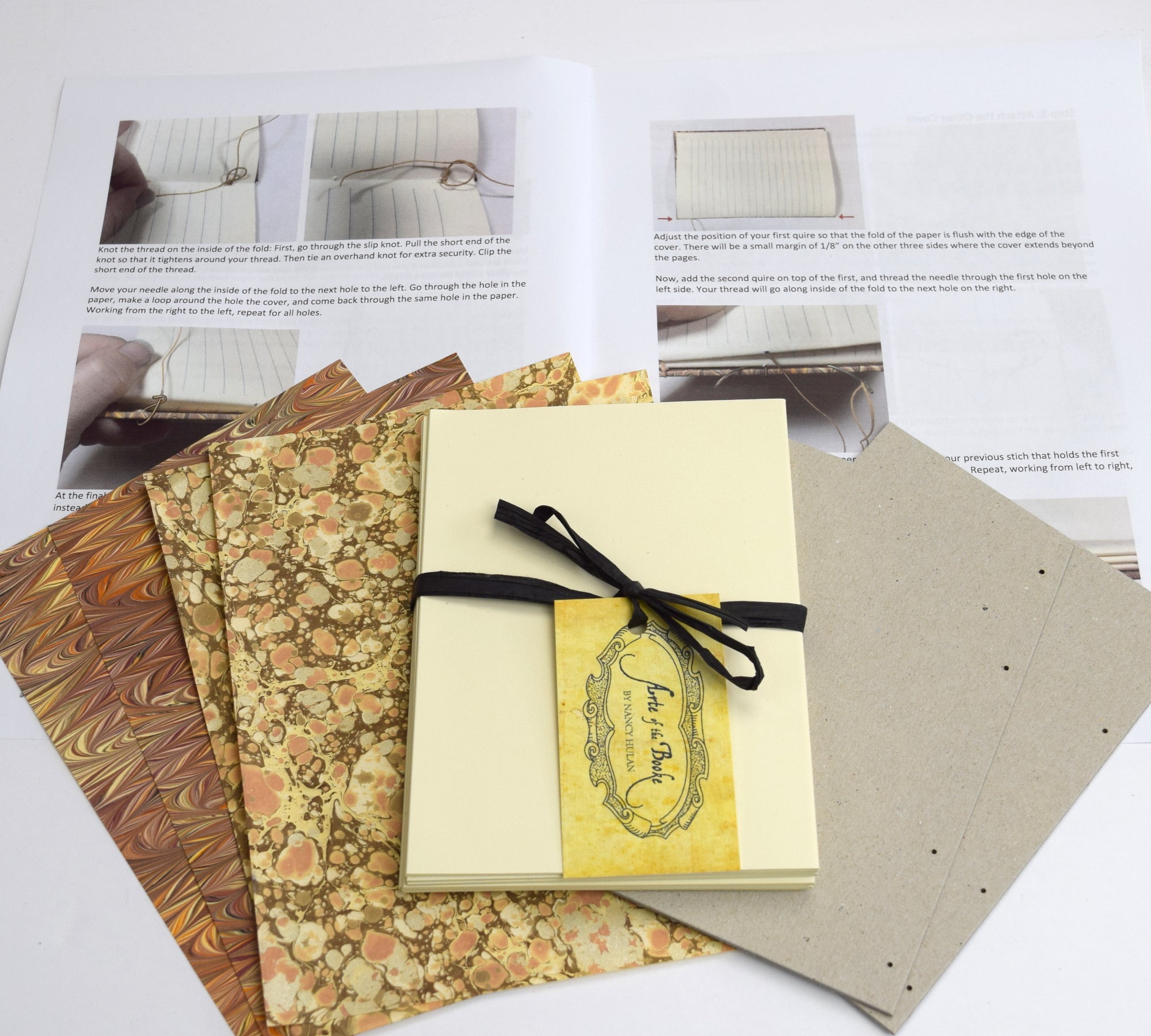 Hardback Journal DIY Craft Kit Coptic-Stitch Binding – ArteOfTheBooke