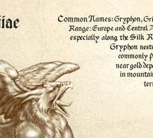 Mythological Beasts: Gryphon Fine Art Print