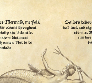 Mythological Creatures: Mermaid Fine Art Print