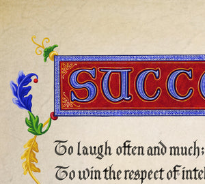 "Success" Inspiration Poem by Ralph Waldo Emerson